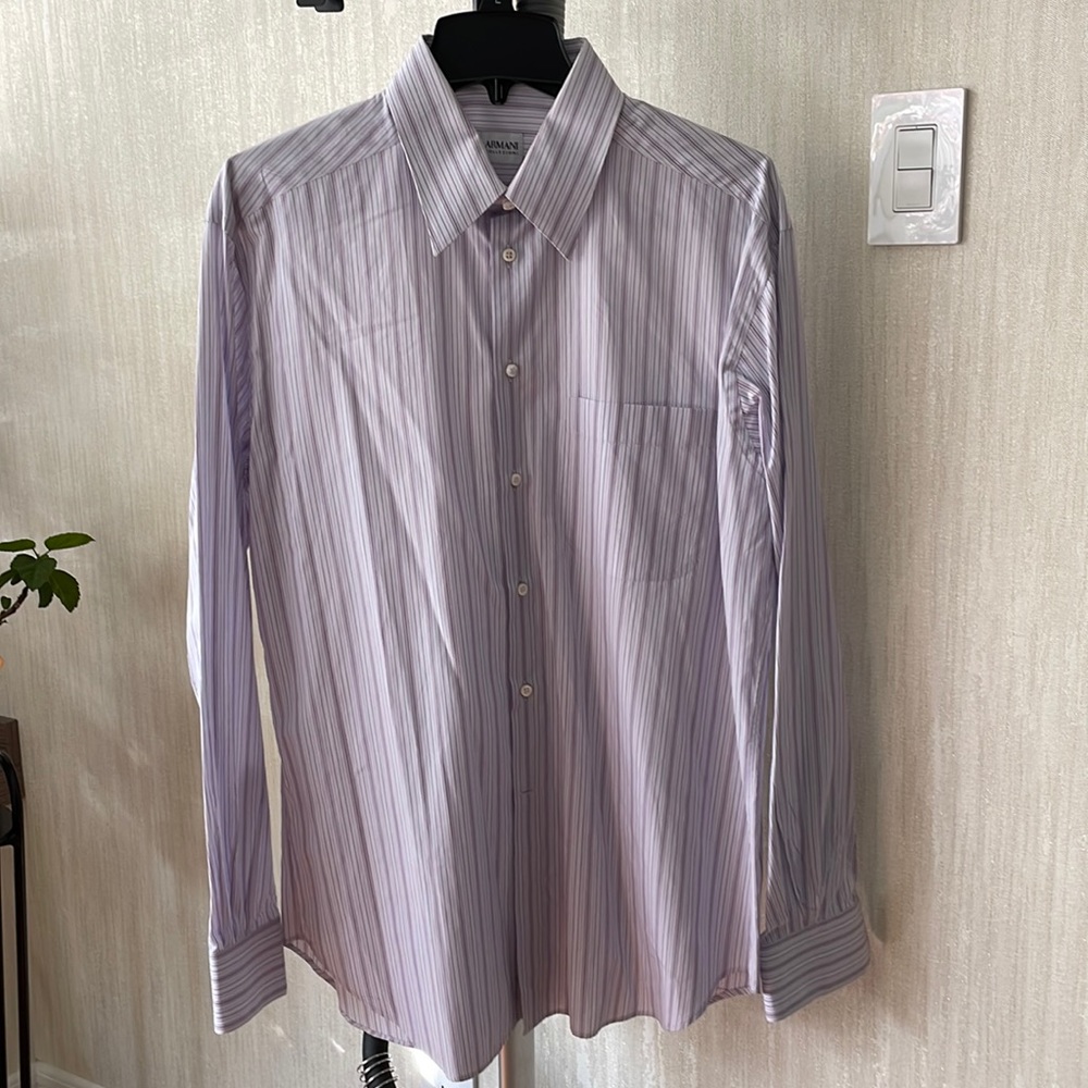 Brand new Armani Collezioni men dress shirt, Size 41/16/L